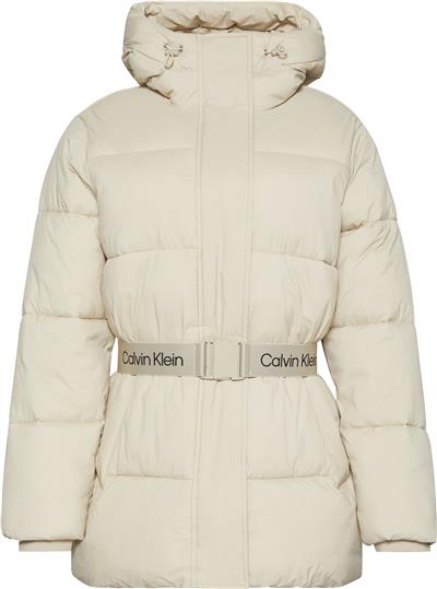 Calvin Klein Belted Midweight Puffer Kadın Mont