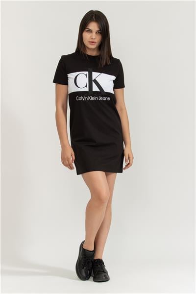 Calvin Klein Blocking Kadın Bisiklet Yaka T-Shirt