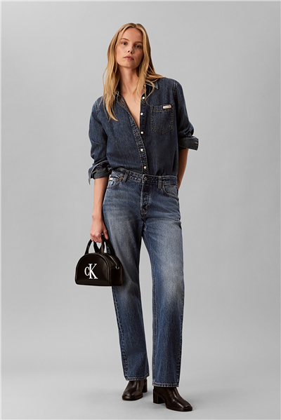 Calvin Klein Bold Ck Dome Crossbody Kadın Mini Omuz Çantası Siyah