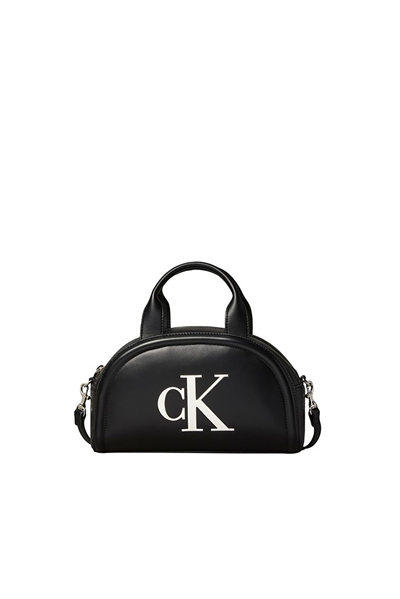 Calvin Klein Bold Ck Dome Crossbody Kadın Mini Omuz Çantası Siyah