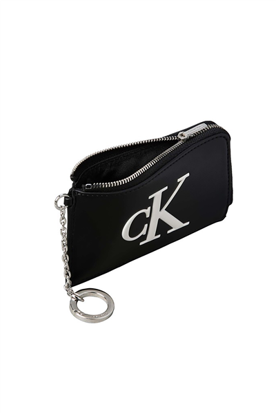 Calvin Klein Bold Ck L Zip Cardcase Kadın Kartlık Siyah