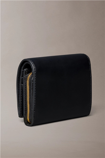 Calvin Klein Bold CK Medium Bifold Kadın Cüzdan Siyah