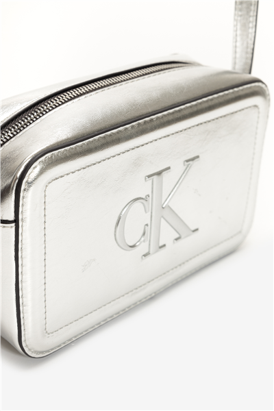 Calvin Klein Bold CK Metallic Camera Bag Kadın Mini Omuz Çantası