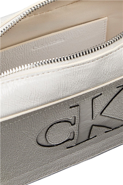 Calvin Klein Bold Ck Outline Camera Bag Kadın Mini Omuz Çantası Çok Renkli