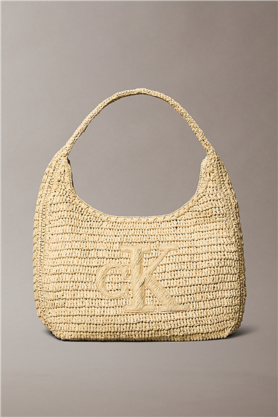 Calvin Klein Bold Ck Raffia Lg Sh Kadın Omuz Çantası