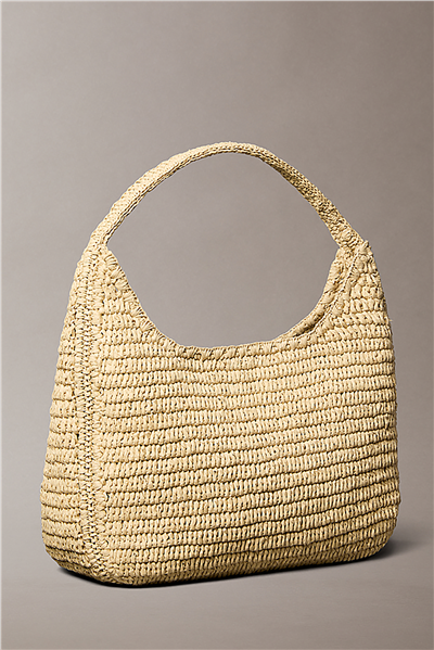 Calvin Klein Bold Ck Raffia Lg Sh Kadın Omuz Çantası
