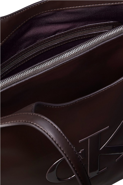 Calvin Klein Bold Ck Shopper Kadın Omuz Çantası Kahverengi