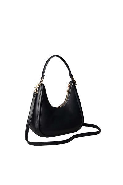 Calvin Klein Bold Ck Small Crescent Bag Kadın Mini Omuz Çantası Siyah