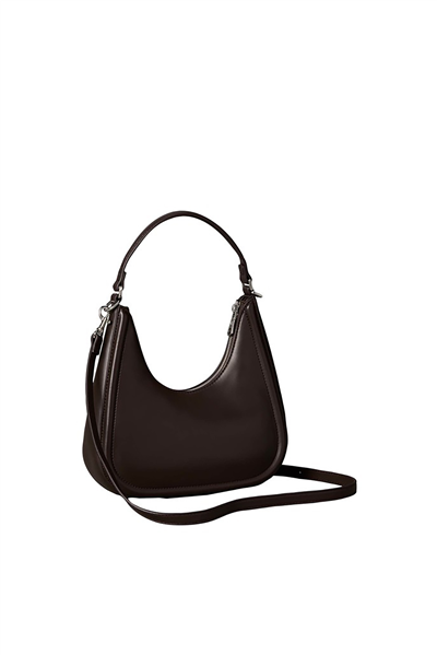 Calvin Klein Bold Ck Small Crescent Bag Kadın Mini Omuz Çantası Kahverengi