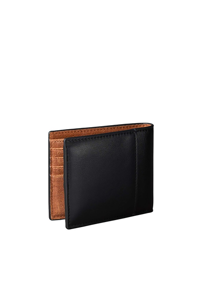 Calvin Klein Bold Ck Suede Billfold Erkek Cüzdan Siyah