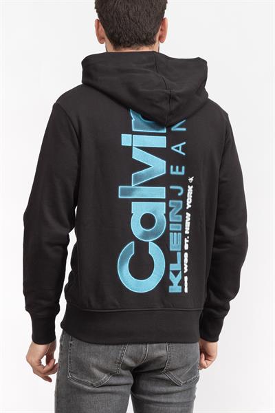 Calvin Klein Bold Color Institutional Hoody Erkek Kapüşonlu Sweatshirt