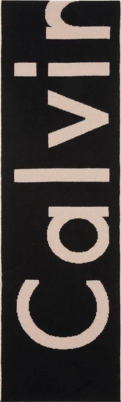 Calvin Klein Bold Logo 2-Tone Wool Hw Erkek Atkı