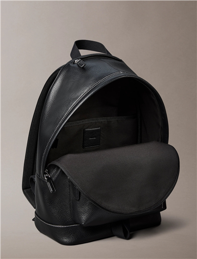 Calvin Klein Bold Pebble Round Backpack Erkek Sırt Çantası Siyah