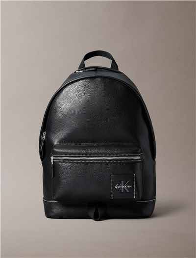 Calvin Klein Bold Pebble Round Backpack Erkek Sırt Çantası Siyah