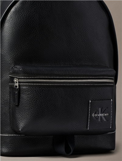 Calvin Klein Bold Pebble Round Backpack Erkek Sırt Çantası Siyah