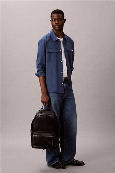 Calvin Klein Bold Pebble Round Backpack Erkek Sırt Çantası Siyah
