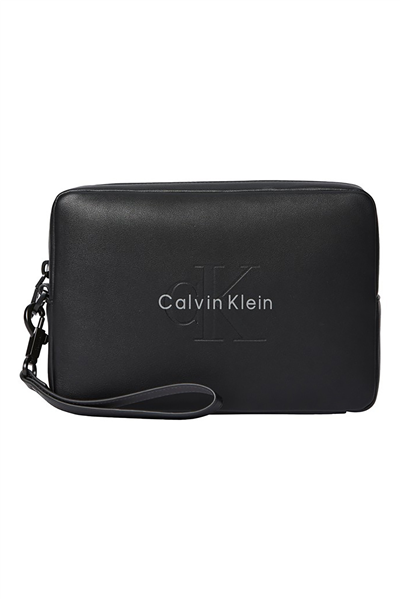 Calvin Klein Bold Pouch W/ Handle Erkek Cüzdan Siyah