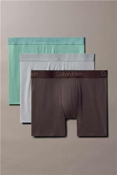 Calvin Klein Boxer Brief 3Pk Erkek 3lü Boxer Çok Renkli