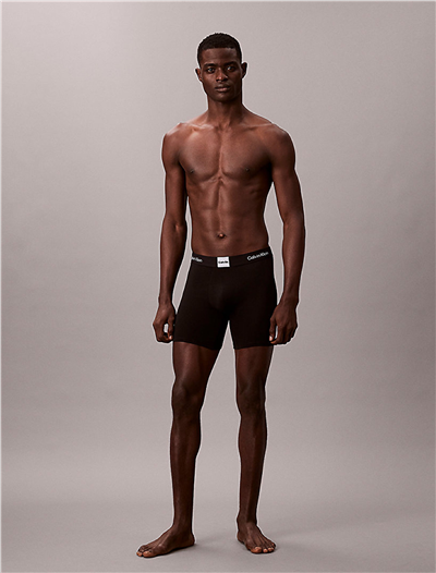 Calvin Klein Boxer Brief Erkek 3lü Boxer Siyah