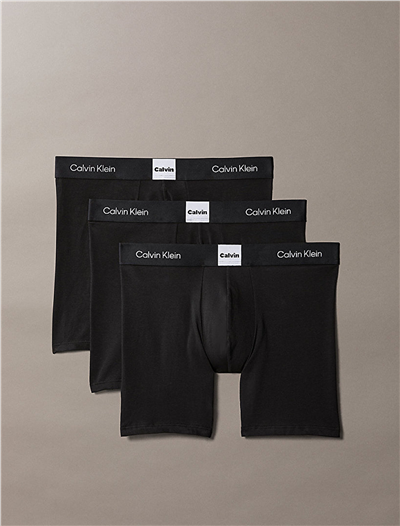 Calvin Klein Boxer Brief Erkek 3lü Boxer Siyah