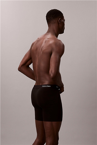 Calvin Klein Boxer Brief Erkek 3lü Boxer Siyah