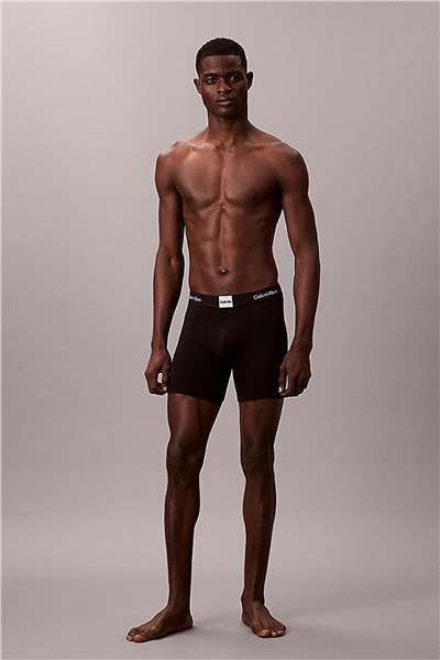 Calvin Klein Boxer Brief Erkek 3lü Boxer Siyah