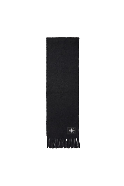 Calvin Klein Brus﻿Hed Solid HW Scarf Kadın Atkı Siyah