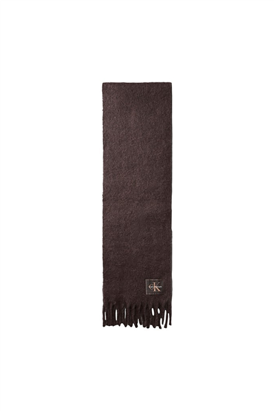 Calvin Klein Brus﻿Hed Solid HW Scarf Kadın Atkı Kahverengi