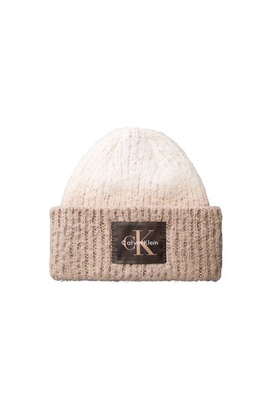 Calvin Klein Brush﻿Ed Ombre Chunky Rib Beanie Kadın Bere