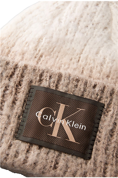 Calvin Klein Brush﻿Ed Ombre Chunky Rib Beanie Kadın Bere