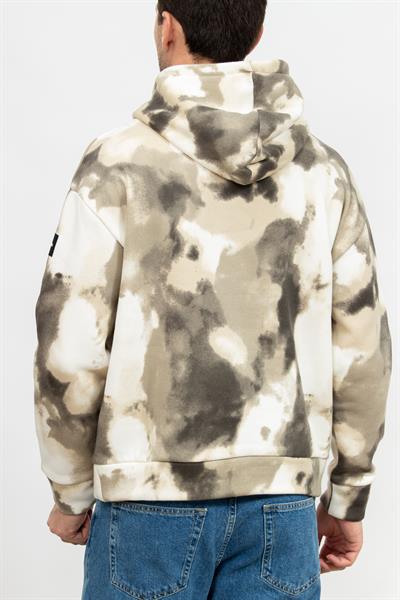Calvin Klein Camo Aop Half Zip Erkek Fermuarlı Sweatshirt