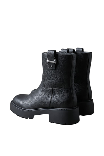 Calvin Klein Chunky Ankle Boot Lth Hdw Kadın Bot Siyah