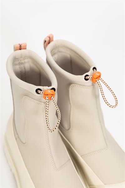 Calvin Klein Chunky Combat Chelsea Rub Kadın Bot Bej