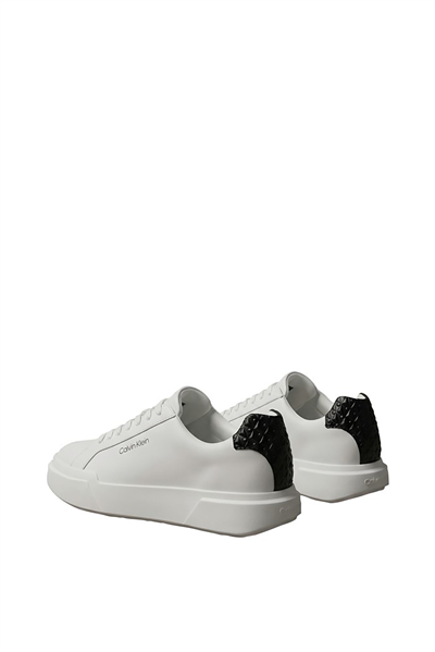 Calvin Klein Chunky Cups Laceup Lth Aop Bt Erkek Sneaker Beyaz