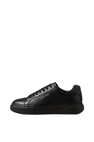 Calvin Klein Chunky Cups Laceup Lth Aop Bt Erkek Sneaker Siyah