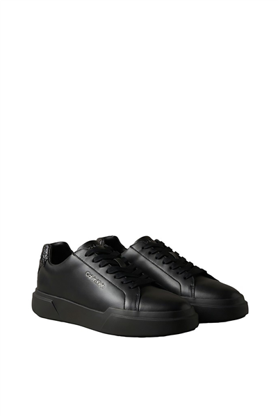 Calvin Klein Chunky Cups Laceup Lth Aop Bt Erkek Sneaker Siyah