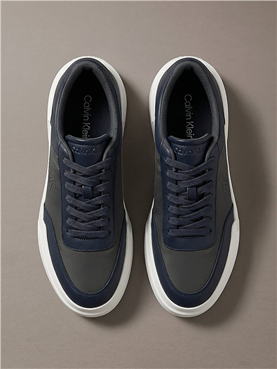 Calvin Klein Chunky Cups Laceup Oxf Mix Mat Erkek Sneaker Siyah