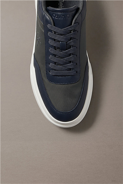Calvin Klein Chunky Cups Laceup Oxf Mix Mat Erkek Sneaker Siyah