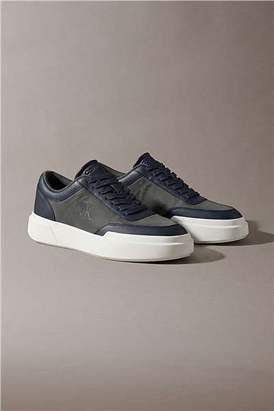 Calvin Klein Chunky Cups Laceup Oxf Mix Mat Erkek Sneaker Siyah