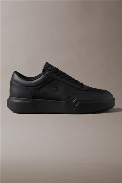 Calvin Klein Chunky Cups Laceup Oxf Mix Mat Erkek Sneaker Siyah