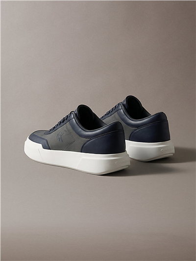 Calvin Klein Chunky Cups Laceup Oxf Mix Mat Erkek Sneaker Siyah