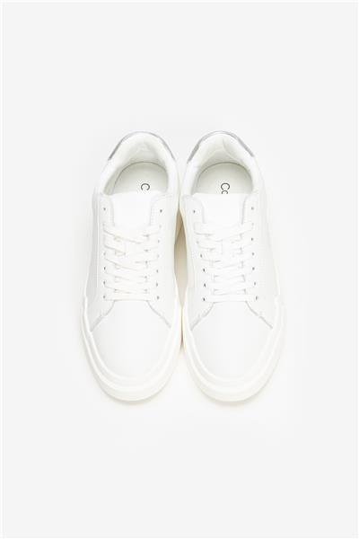 Calvin Klein Chunky Cupsole Lace Up Lth Met Kadın Sneaker