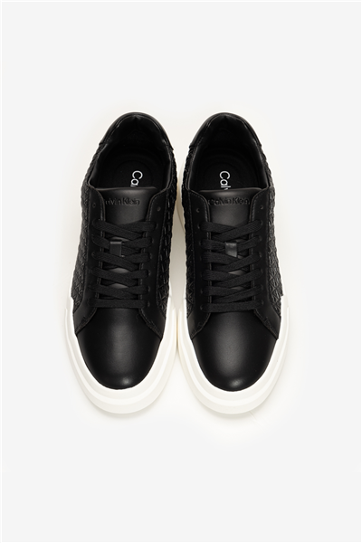 Calvin Klein Chunky Cupsole Laceup Lth Aop Kadın Sneaker