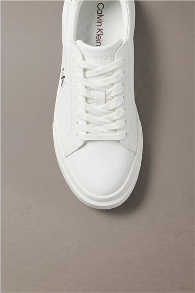 Calvin Klein Chunky Cupsole Laceup Lth Wn Kadın Sneaker Siyah