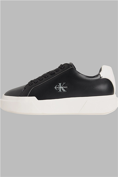 Calvin Klein Chunky Cupsole Laceup Lth Wn Kadın Sneaker Siyah