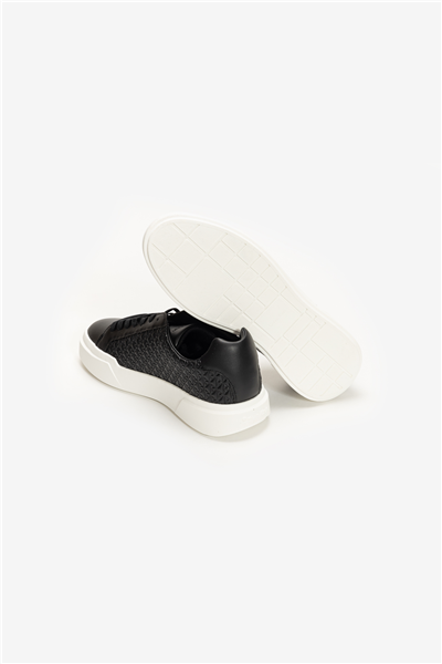 Calvin Klein Chunky Cupsole Laceup Lth Aop Erkek Sneaker