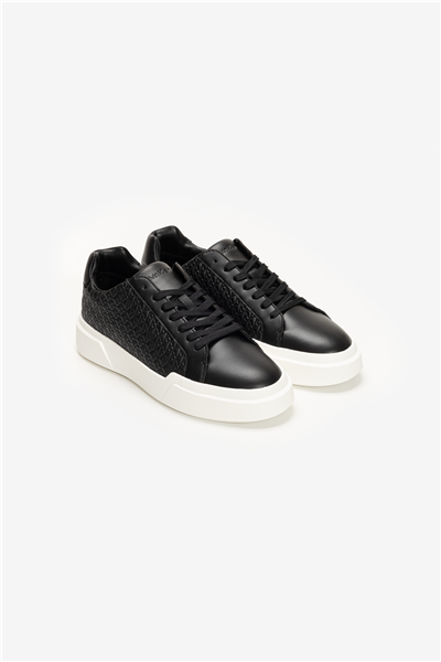 Calvin Klein Chunky Cupsole Laceup Lth Aop Erkek Sneaker