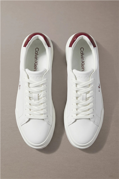 Calvin Klein Chunky Cupsole Laceup Lth Wn Kadın Sneaker Siyah