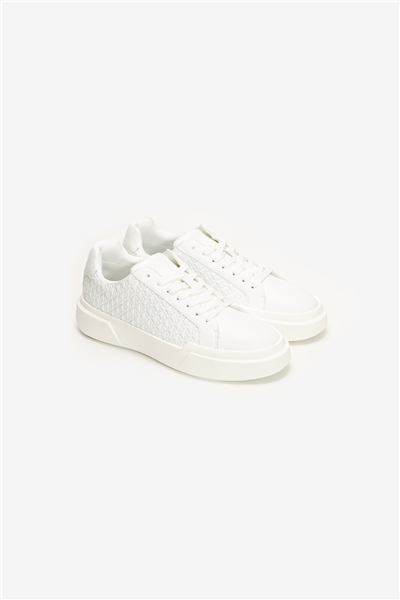 Calvin Klein Chunky Cupsole Laceup Lth Aop Kadın Sneaker