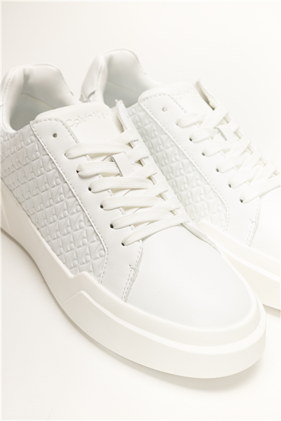 Calvin Klein Chunky Cupsole Laceup Lth Aop Kadın Sneaker